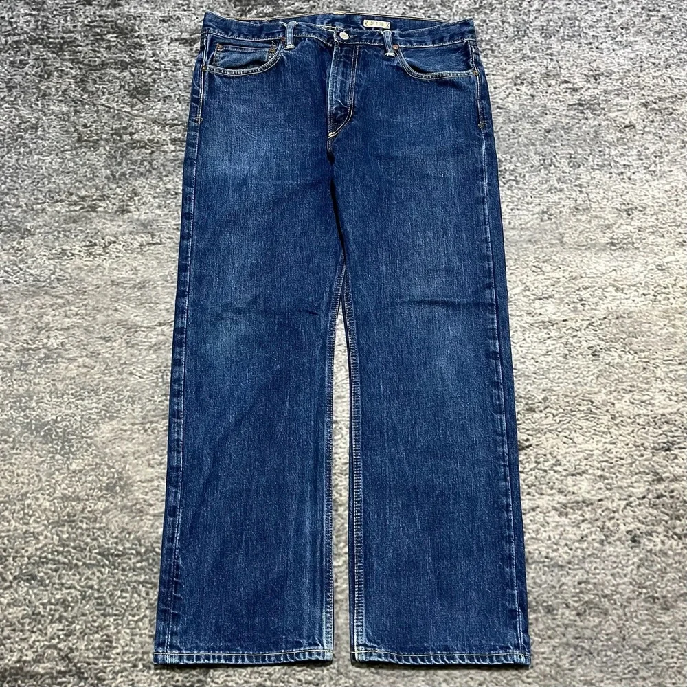 Vintage Polo Ralph Lauren Jeans Mens‎ 36x29 Blue Straight Denim Preppy 2000s